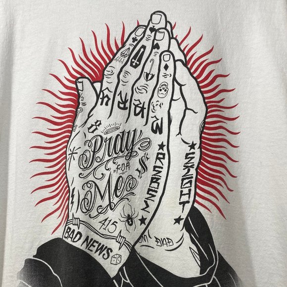 REBEL 8 PRAY FOR ME , T SHIRT - Picture 4 of 8